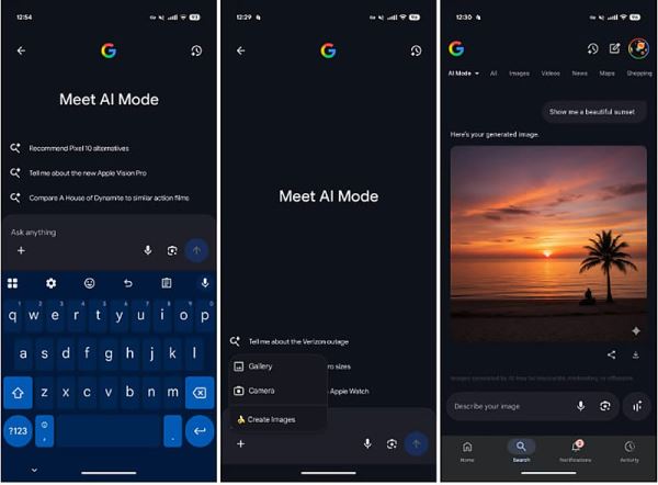 Google запустила Nano Banana в AI Mode и «Google Объектив»