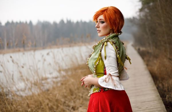 Модель снялась в образе очаровательной Шани из третьего «Ведьмака»