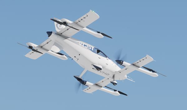 EHang представила «летающую маршрутку» VT35 на электротяге — два пассажира и 200 км за час