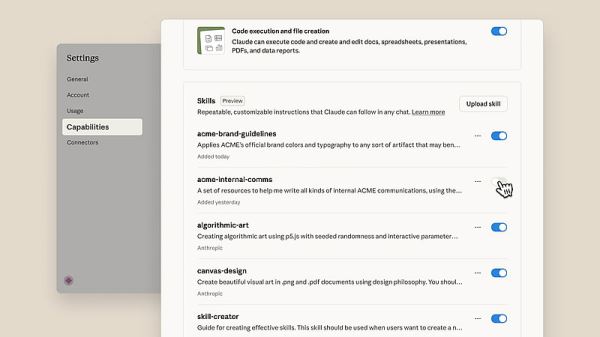 Anthropic представила инструмент Skills, который сделает ИИ полезнее в реальной работе