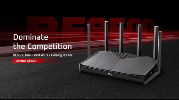 Представлен TP-Link Archer GE400 — игровой маршрутизатор с Wi-Fi 7 за $220