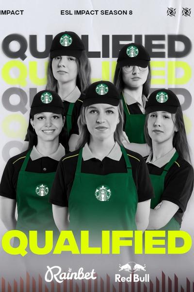 Россиянка Vilga пошутила о работе в Starbucks после закрытия женской лиги по CS